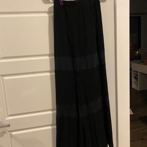 Black maxi skirt